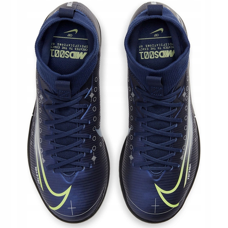 Nike Mercurial Superfly 7 Academy Mds Ic Junior BQ5529 401 football shoe navy blue navy blue 1