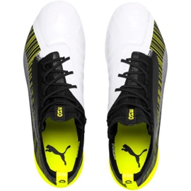 Football boots Puma One 5.1 Fg Ag yellow-white-black 105578 03 1