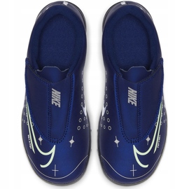 Nike Mercurial Vapor 13 Club Mds Tf Ps (V) Junior CJ1180 401 soccer shoes navy blue navy blue 1