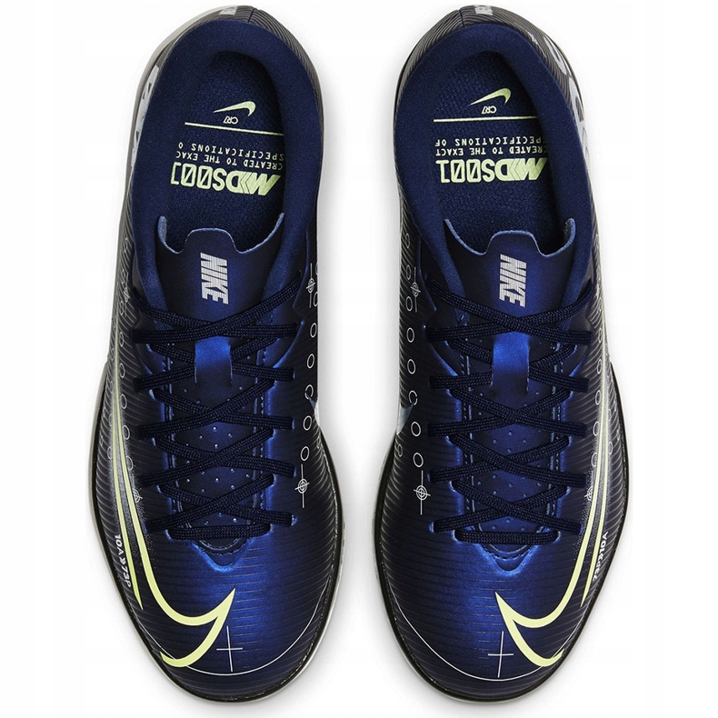Nike Mercurial Vapor 13 Academy Mds Ic Junior CJ1175 401 football shoe navy blue navy blue 1