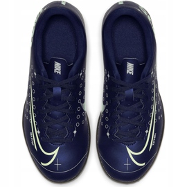Nike Mercurial Vapor 13 Club Mds Tf Junior CJ1179 401 football shoe multicolored navy blue 1