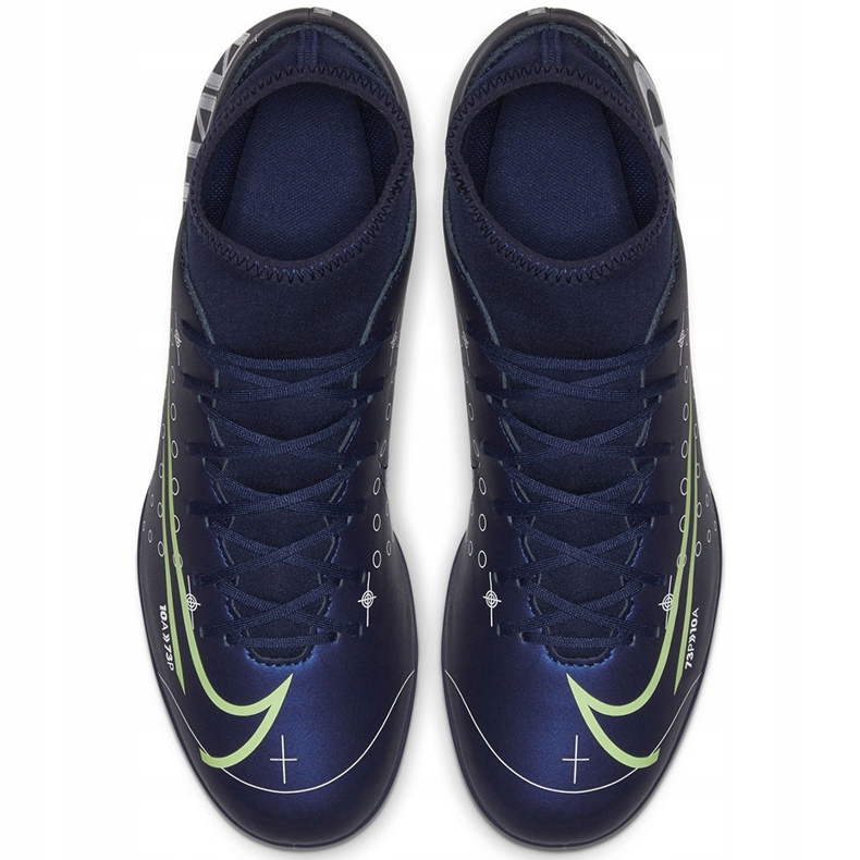 Nike Mercurial Superfly 7 Club Mds FG / MG Junior BQ5418 401 football shoe navy blue blue 1