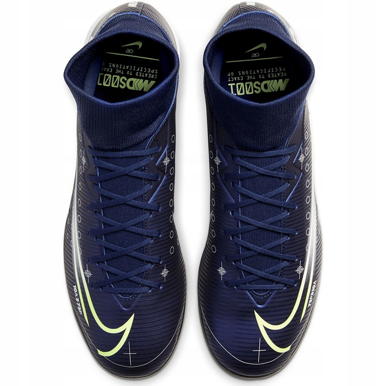 Nike Mercurial Superfly 7 Academy Mds Ic BQ5430 401 football shoe navy blue navy blue 1