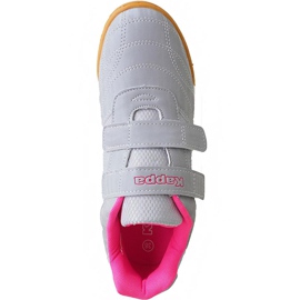 Kappa Kickoff T children's shoes silver-pink 260509T 1522 grey 1 Kappa Kickoff T children's shoes silver-pink 260509T 1522 grey 1