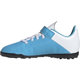 Adidas X 19.4 H&L Tf Junior soccer shoes blue EF9126 1 Adidas X 19.4 H&L Tf Junior soccer shoes blue EF9126 1