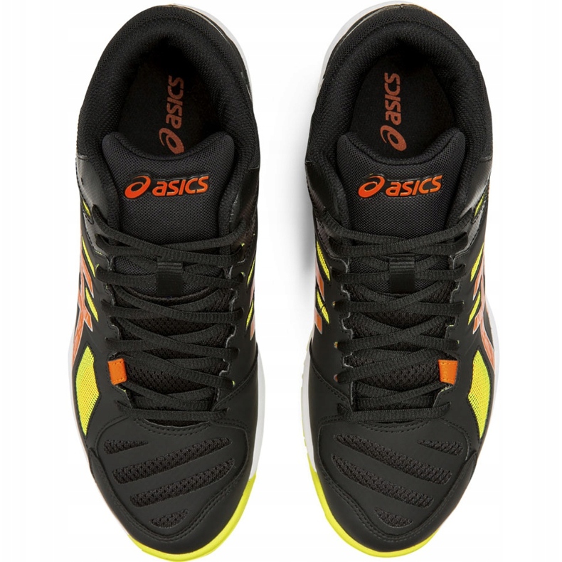 Men's volleyball shoes Asics Gel Beyond 5 Mt black, yellow and orange B600N 001 1