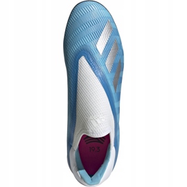 Adidas X 19.3 Ll Tf soccer shoes blue and white EF0632 1
