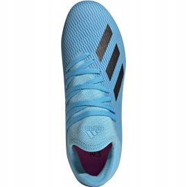 Football boots adidas X 19.3 Fg Junior blue F35366 multicolored 1