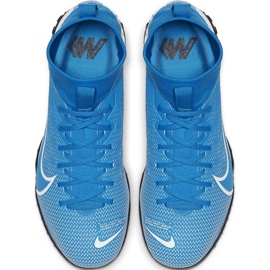 Nike Mercurial Superfly 7 Academy Tf Junior AT8143 414 football shoe multicolored blue 1
