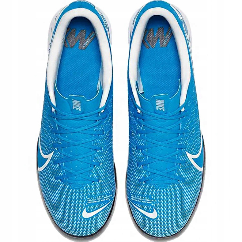 Nike Mercurial Vapor 13 Academy Ic AT7993 414 soccer shoes blue blue 1