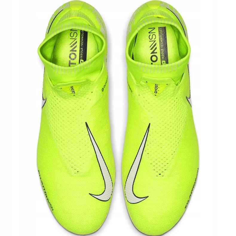 Nike Phantom Vsn Elite Df Fg AO3262 717 soccer shoes yellow yellow 1