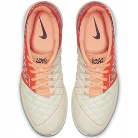 Nike LunarGato Ii 580456 128 soccer shoes black orange 1