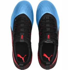 Football shoes Puma One 19.2 black blue red Fg Ag 105484 01 multicolored 2