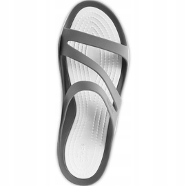 Crocs Women's Slippers Swiftwater Sandal W Gray-White 203998 06X grey 2