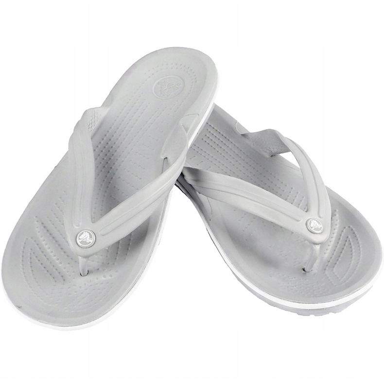 Crocs slippers Crocband Flip light gray white 11033 00J grey 1