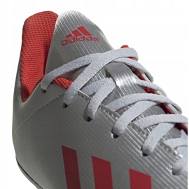 Football boots adidas X 19.4 FxG Jr silver F35362 multicolored 1 Football boots adidas X 19.4 FxG Jr silver F35362 multicolored 1