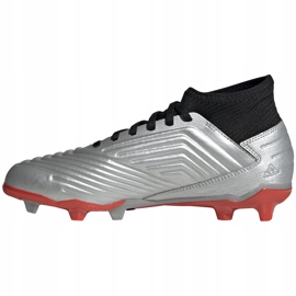 Football boots adidas Predator 19.3 Fg Jr silver G25795 multicolored 1