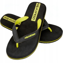 Aqua-speed Faro men's pool slippers col. 38 black 1