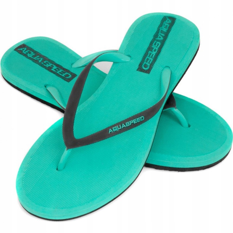 Aqua-speed Genoa women's pool slippers col.01 blue 1