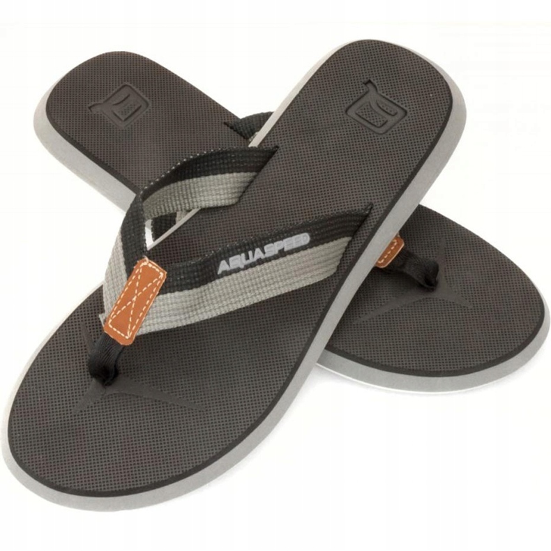 Men's swimming pool slippers Aqua-Speed ​​Lagos col 07 black 1