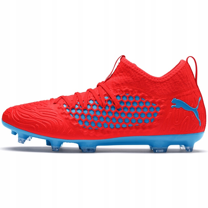 Football boots Puma Future 19.3 Netfit Fg Ag red-blue 105539 01 1