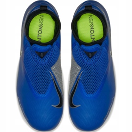 Nike Phantom Vsn Academy Df FG / MG Jr AO3287 400 football shoes blue 1