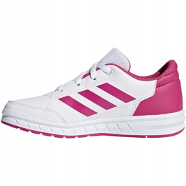 Adidas AltaSport K white and pink children's shoes D96870 1