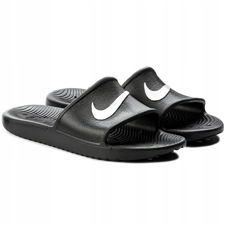 Nike Kawa Shower women's black slippers 832655 001 1 Nike Kawa Shower women's black slippers 832655 001 1