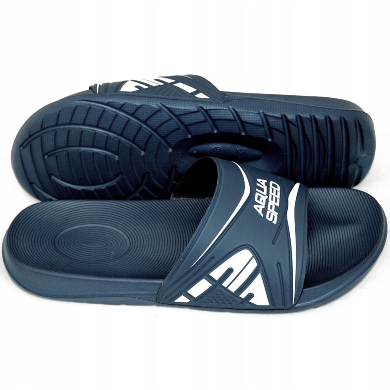 Aqua-Speed ​​Dakota men's pool slippers, col. 10 navy blue 2