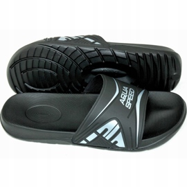Aqua-Speed ​​Dakota men's pool slippers, col.7 black 2