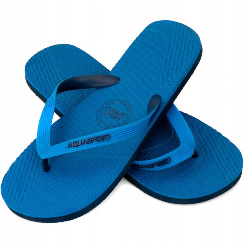 Aqua-Speed ​​Palermo men's pool slippers col. 10 blue 1