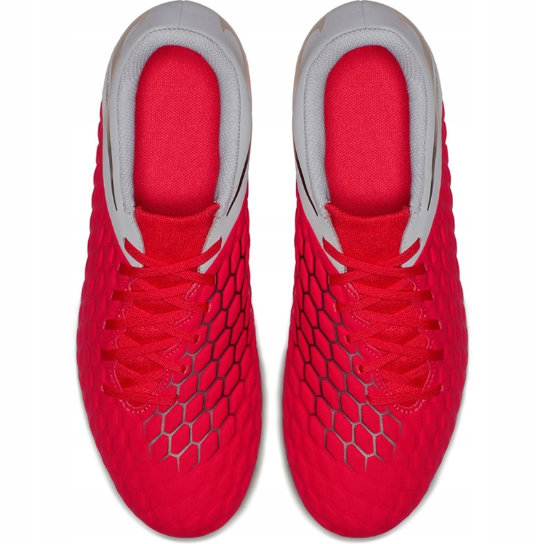 Nike Hypervenom Phantom 3 Club Fg Jr AJ4146 600 football shoe multicolored red 1