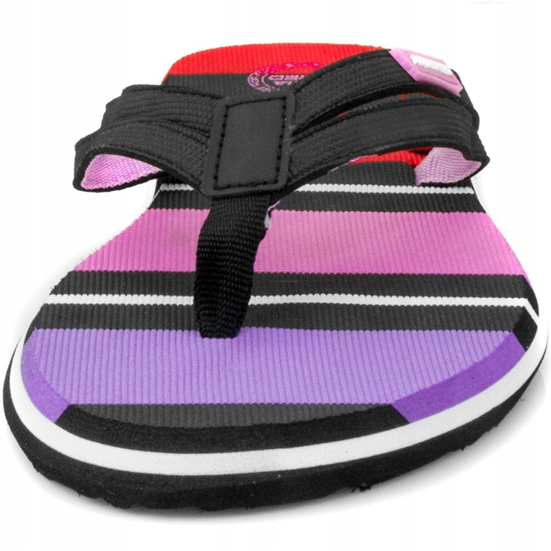 Aqua-speed Marina 07 women's pool slippers black red pink 1