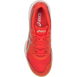 Asics Gel-Rocket 8 B706Y 0693 men's volleyball shoes multicolored orange 1
