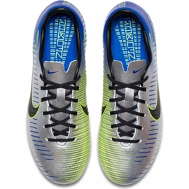 Nike Mercurial Victory 6 Neymar Fg Jr 921488 407 football shoe grey silver 1