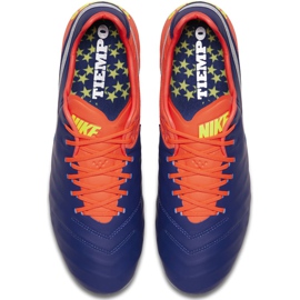 Nike Tiempo Legend Vi Fg 819177 409 soccer shoes navy blue 1