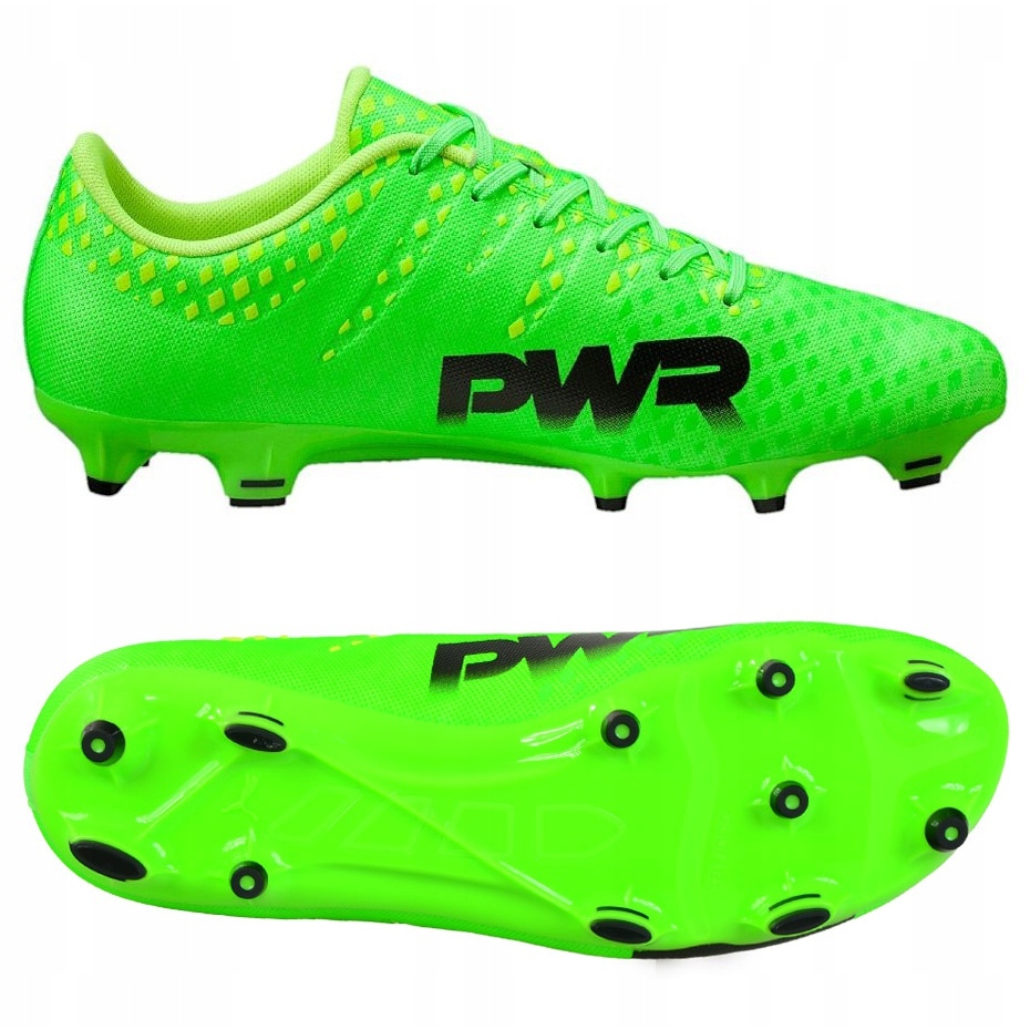 green football boots