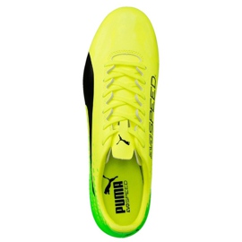 Football boots Puma Evo Speed ​​17.4 Fg yellow-green 104017 01 multicolored 2