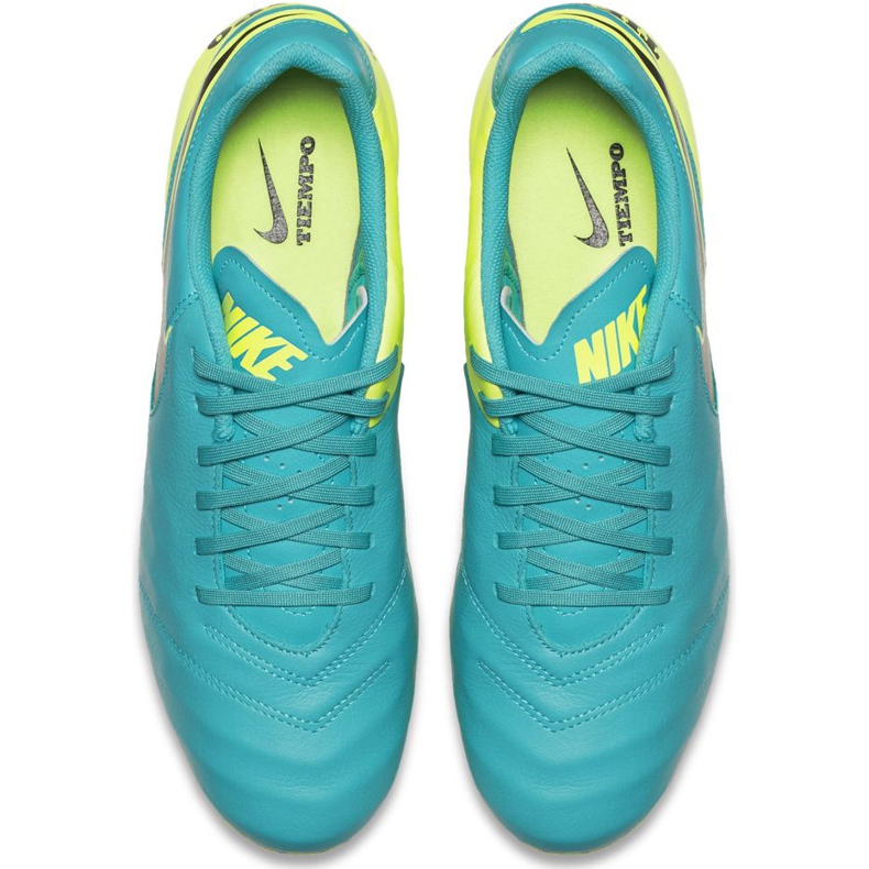 Nike Tiempo Genio Ii Leather Fg 819213 307 football shoes black blue 1