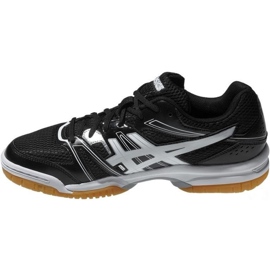 Asics Gel Rocket 7 B405N 9001 men's volleyball shoes black black 1