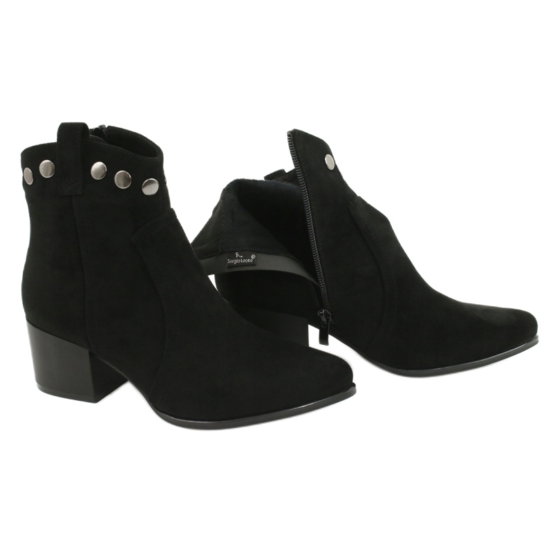 Black Sergio Leone BT617 boots 4