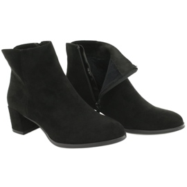 Suede Black Boots Sergio Leone BT528 5