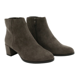 Suede boots Coffe Sergio Leone BT528 brown grey 4