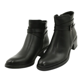 Boots decorated with Sergio Leone BT616 stripes black 2