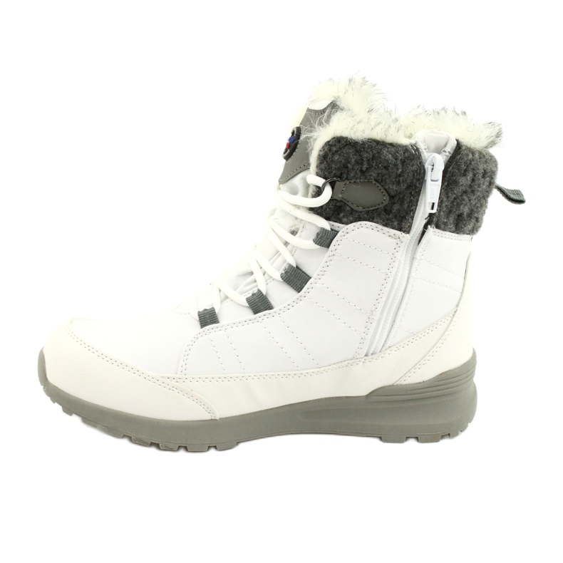 Softshell snow boots with American Club SN26 / 20 membrane white grey 1