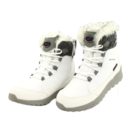 Softshell snow boots with American Club SN26 / 20 membrane white grey 2