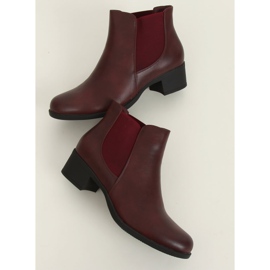 Claret 8B875 Wine boots for women red 1