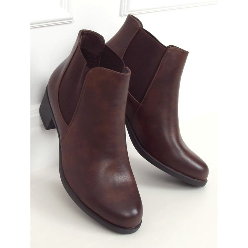Brown Chelsea boots for women 8B875 Brown 1