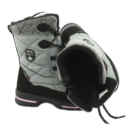 American Club Softshell snow boots with American SN19 / 20 membrane black pink grey 4