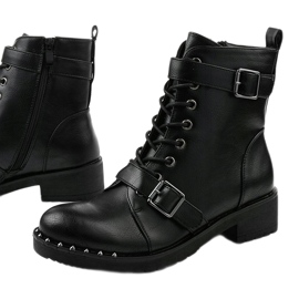 Black Xylesh lace-up insulated boots 1